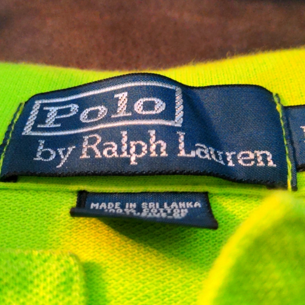 A man's Ralph Lauren polo shirt
